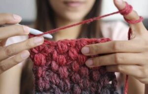 The art of learning crochet from your cell phone